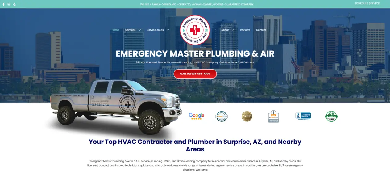 Emergency Master Plumbing Case Study