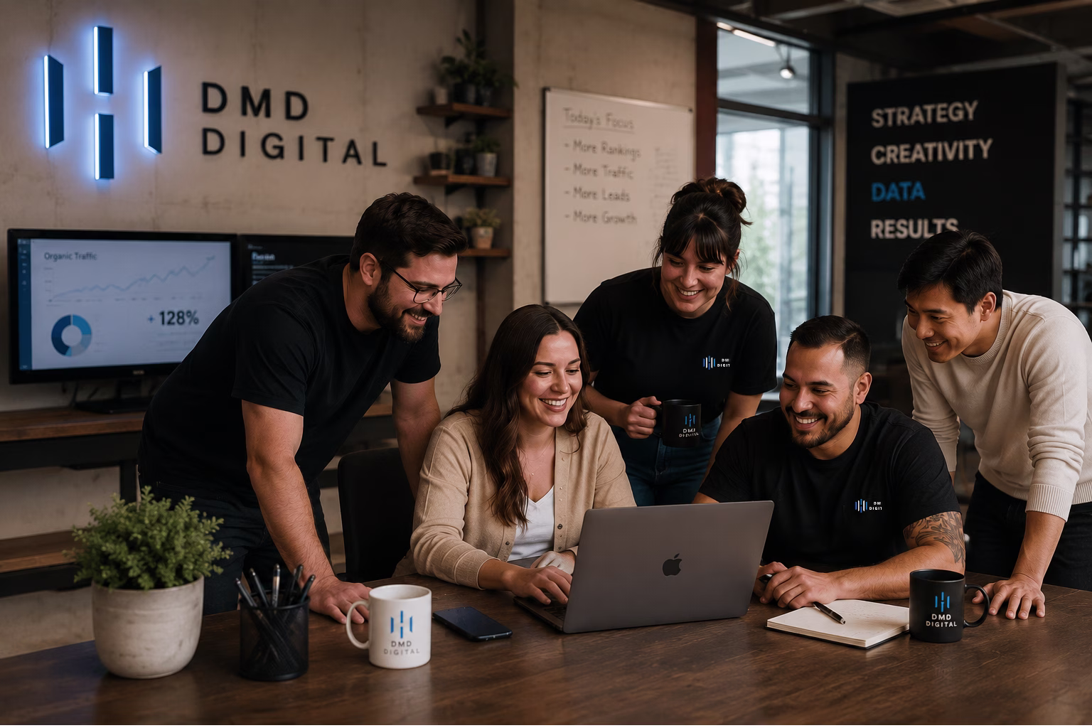 DMD Digital marketing team in their Phoenix office